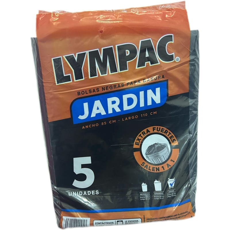 Bolsa p/Basura Jardin 85x110 Pq 5s