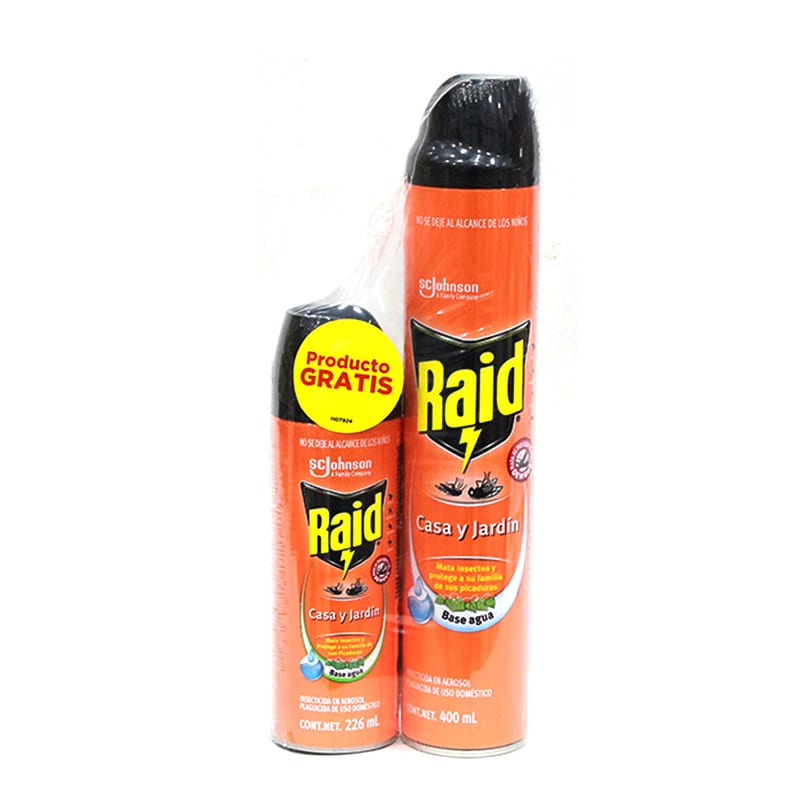 Insect C Jardin 400 Ml+raid Cj 226 Ml