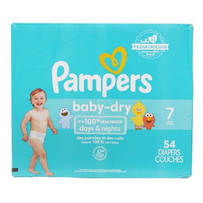 Pañal Baby Dry Super S7 54s