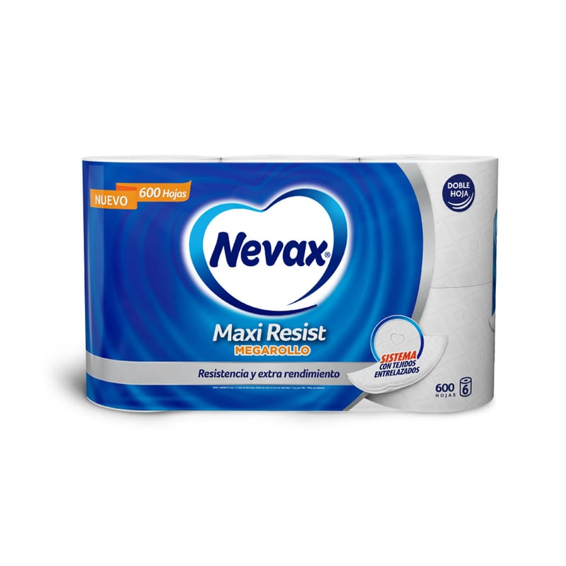 Papel Higiénico Mega Rollo 600h 6 S