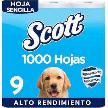 Papel Higiénico C/Aroma 1000h Pk 9s